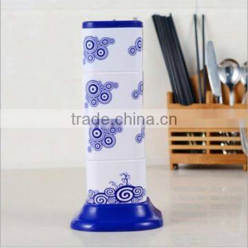 2015 New Product Kitchen Rotating Plastic Seasoning Storage Condiment Container Box OEM Factory in ShenZhen photo-3