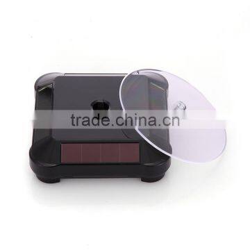 Solar Powered Jewelry Phone Watch Rotating Display Stand Turn Table Plate photo-3