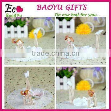 European Style Flower Fairy Candle Stand Lying