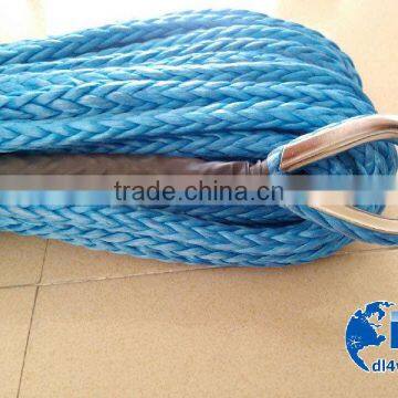 Guangzhou 12v 24v Car Winch Accessories 4x4 Synthetic Rope 30m Long 9500lbs Electric Winch Synthetic Rope photo-2