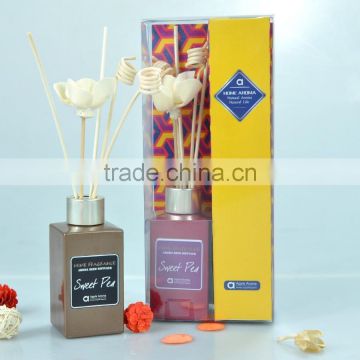 fragrance oil air freshener with handmade sola flower diffuser