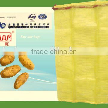 PP drawstring potato circular potato mesh bag