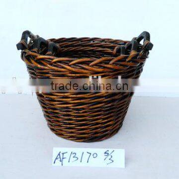 Round Willow Basket for Sale photo-6