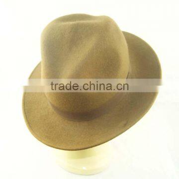 Brown Color Fisherman Hat Cap Bucket Hats Ladies Wool Felt Hat With High Quality photo-2