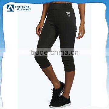 2015 new fashion women slim fit capri pants/training fitness sport legging pants for women