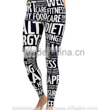 Custom Women Dye Sublimation Printing Yoga Legging BT_DFF_003