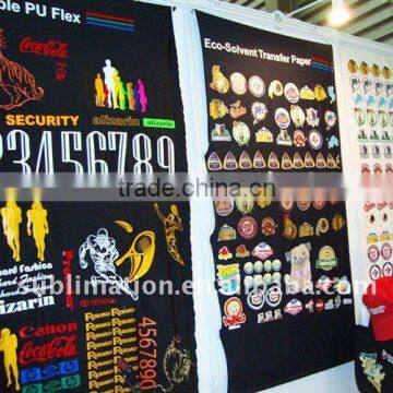 Rubber heat transfer paper for textile and dark fabric