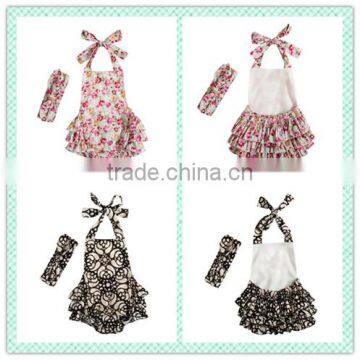 Wholesale Boutique Newborn Romper 100% Cotton 2016 Floral Girl Baby Clothes From Manfactory photo-4