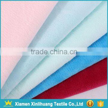Bulk Wholesale Cheap Knitted Warp 100% Polyester Flannel Fabric