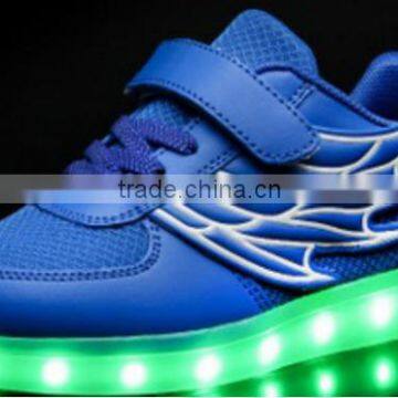 Cheap Wholesale Stock Kids Wings LED Shoes photo-2
