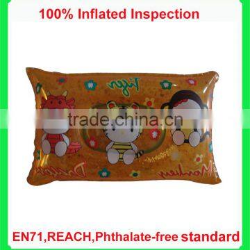 best silk printing inflatable beach pillow for promotion