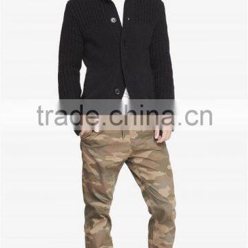 Mens cheap camo cotton military trousers pants from factory