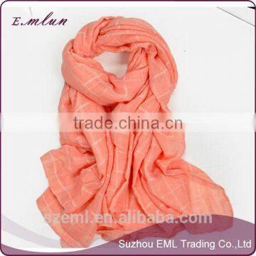 OEM Design Cheap Plain Cotton Scarf/infinity Scarf