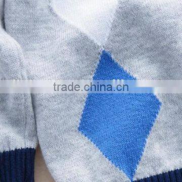 Juniors Cardigan Sweaters Children Boys Argyle Cardigan Sweater photo-3