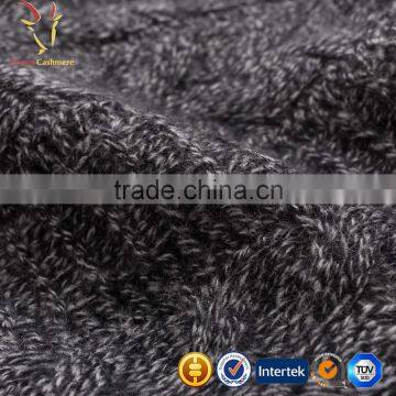 Soft Best Quality 100% Pure Cable Knitted Cashmere Blanket photo-2