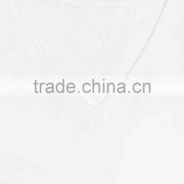 2017 Fashion High Quality V-neck T-shirt 100% Cotton Mens Tshirt Wholesale photo-3