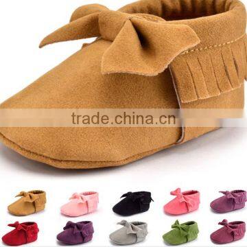 S60227B baby new grinding baby shoes prewalker Bowknot baby shoes