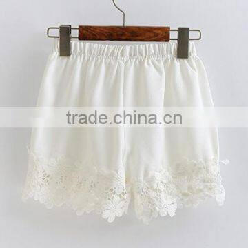 EY0612P Summer Ladies 2017 Classics Shorts With Lace Hem photo-4
