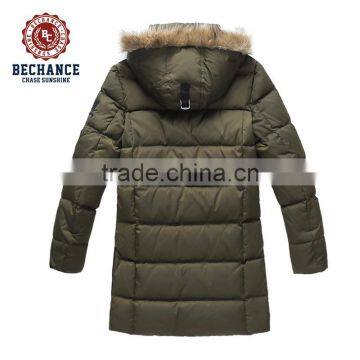 Brand Name Clothing Down Jacket With Fur