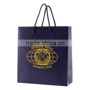 Matte Laminated Eurotote Shopping Bag - Features Cardboard Bottom, Dimensions Are 6" x 3.5" x 6.5" and Comes With Your Logo.