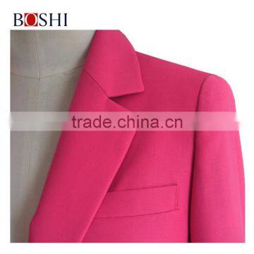 Blazer Women Latest Designs Ladies Suit Woolen Red Women Tuxedo Suits photo-4