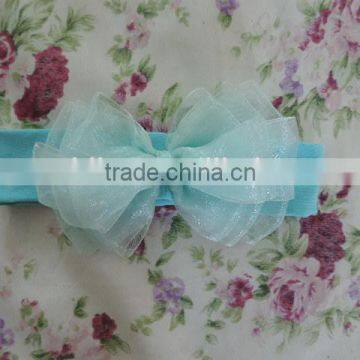 2017Lovely Style Princess Girls Hair Accessories Bowknot Elastic Headband Girls Many Colors Choice photo-2