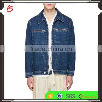 2017 spring fashion custom hot sale jean jacket 100% cotton denim jacket