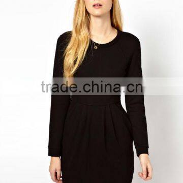 soft stretch jersey sweat dress