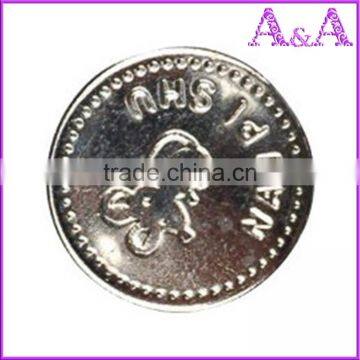 New Style Silver Nickel Free Jeans Button Custom Design Nickel Color Buttons for Jeans Washable and Hand Press photo-4