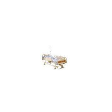 Low Medicare Adjustable Manual Hospital Bed with Rails and Wheels L2150 * W950 * H530mm