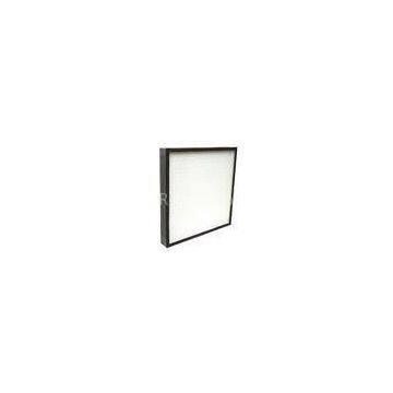 Fiberglass Mini Pleat ULPA / HEPA Panel Filter For Room Air Purifier With Galvanized Frame