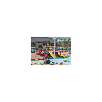 2m Height Fiberglass Kids' Water Slides, Mountain Slide For Children, Parent-child