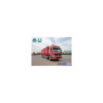 ZZ1317 Energy Saving Lorry Truck With Insulated Van , Refrigerating Installation