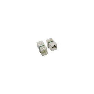 CAT5E 8p8c UTP Unshielded RJ45 Keystone Jack 180 Degree 110 IDC