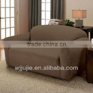 Stretch Suede Fitted Loveseat Cover photo-2