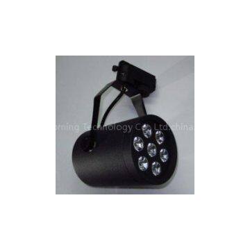 High Power Matt Black Epistar 35mil 7W LED Track Light Fixtures CE, RoHS, CCC Approval
