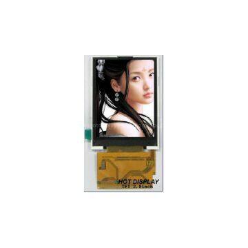 2.8 inch TFT LCD screen