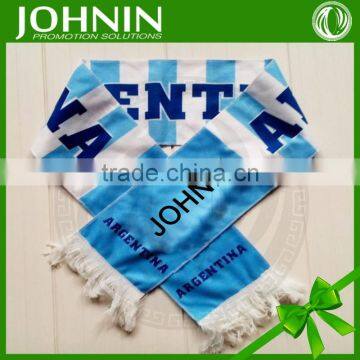 Sublimation printed promotional Polar fleece football fans scarf