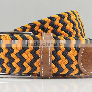 2017 top sell Braided Elastic Stretch Belts For Jeans women elastic belt for jeans