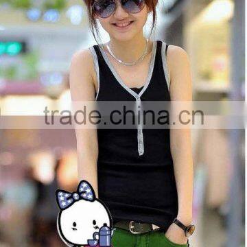 Women racer back tank top wholesale, wholesale plain tank tops in bulk