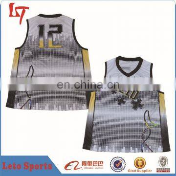 custom design sublimation basketball jersey logo