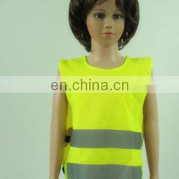 Hot selling high visibility normal style reflective kid vest