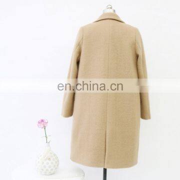 Fashion Women Winter Wool Coat With Long Sleeves photo-2