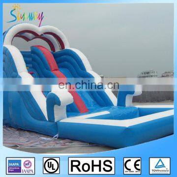 Sunway PVC Vinyl Double Lane Kids Giant Inflatable Slide for Sale