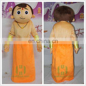 HI EN71 indian mascot costume for adult size,funny cartoon character mascot costume for hot sale