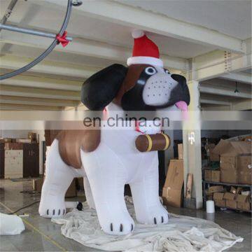 Customized Outdoor Cartoon Husky Dog Animal Costume Inflatable for Christmas Decoration photo-2