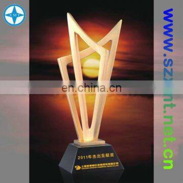 gold plated zinc alloy metal stamping trophy