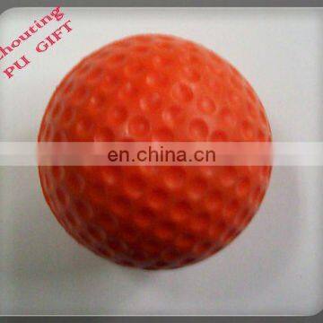 red pu stress ball