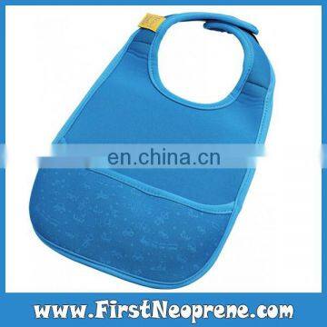 Rainbow Flower 3mm Thick Neoprene Sublimation Printing Baby Bibs photo-5