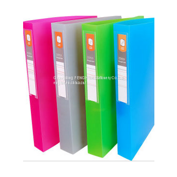 Office Stationery 2D-Ring Lever Colorful Office File Folder